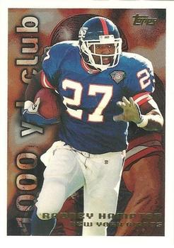 Rodney Hampton New York Giants 1995 Topps NFL 1000 Yard Club #24